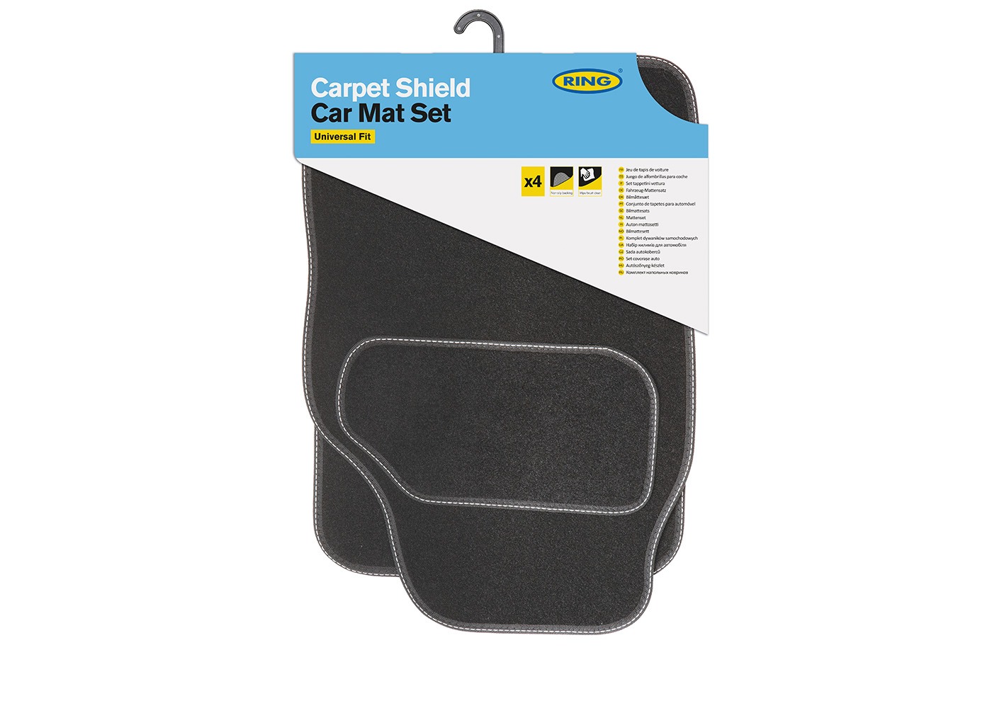 RMAT28 Carpet Shield 5000 Grey Car Mat Set
